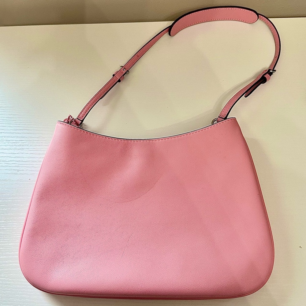 Pink Coach bag, coach shoulder bag,  mini pink bag, wristlet, babypink, Barbie - Picture 11 of 14